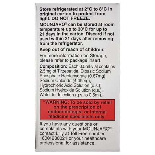 mounjaro 2.5mg/0.5ml injection